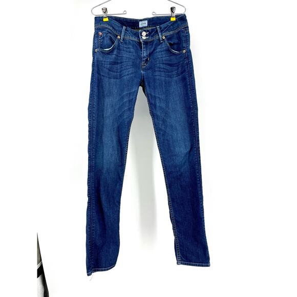 Hudson Collin Flap Skinny Jeans Blue 29 - Picture 4 of 9